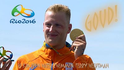 Ferry Weertman zet punt achter imposante zwemloopbaan